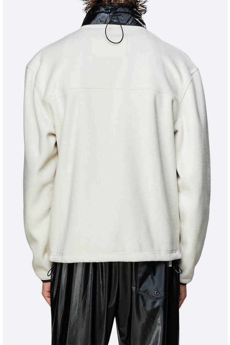Water Resistant Fleece Jacket, Alternate, color, OFF WHITE