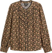 Bobeau Lace Edge Shirt