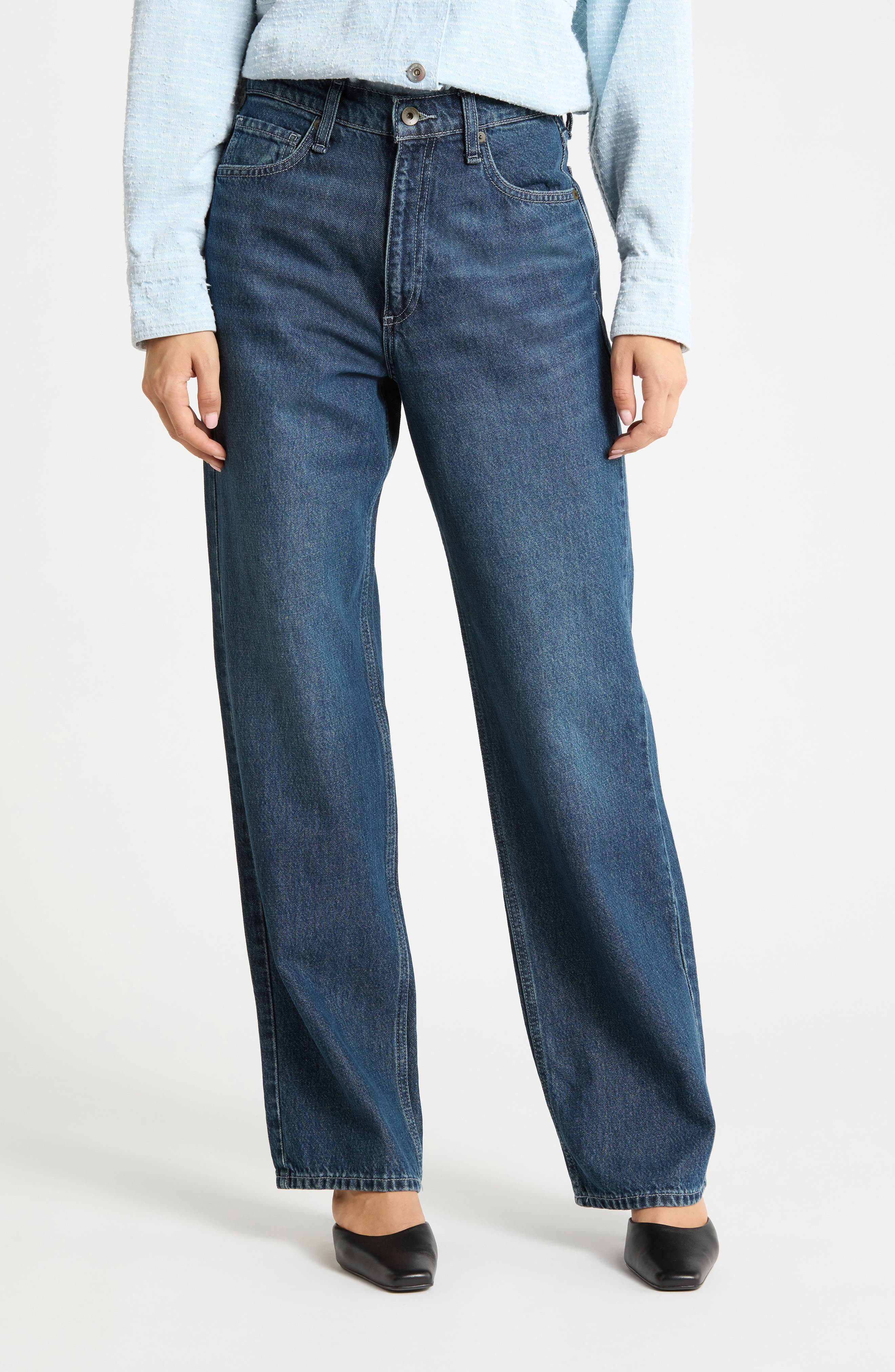 Shannon High Waist Relaxed Straight Leg Jeans
