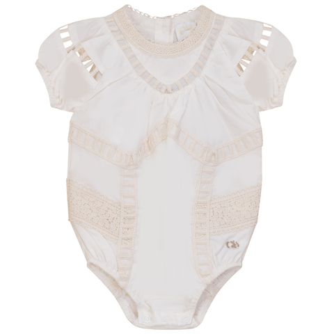 Long Sleeve Woven Lace Bubble (Baby)