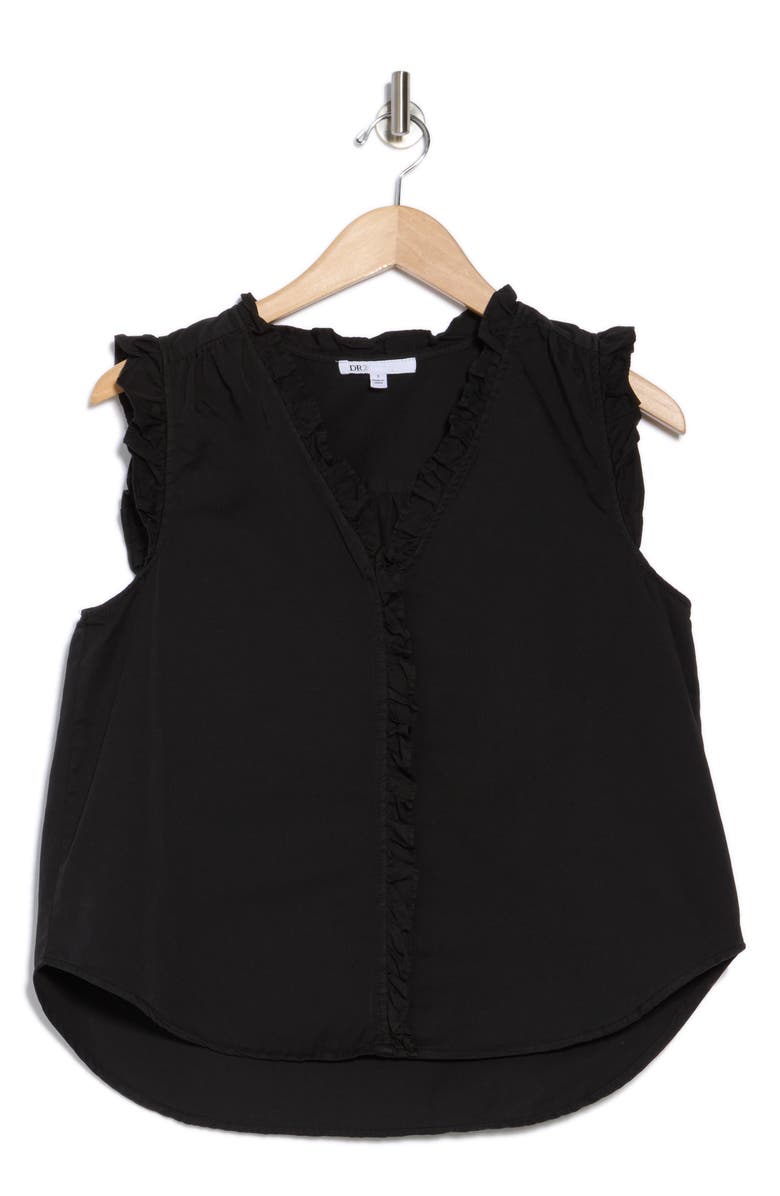 Daniel Rainn Ruffle Button-Up Top, Alternate, color, 