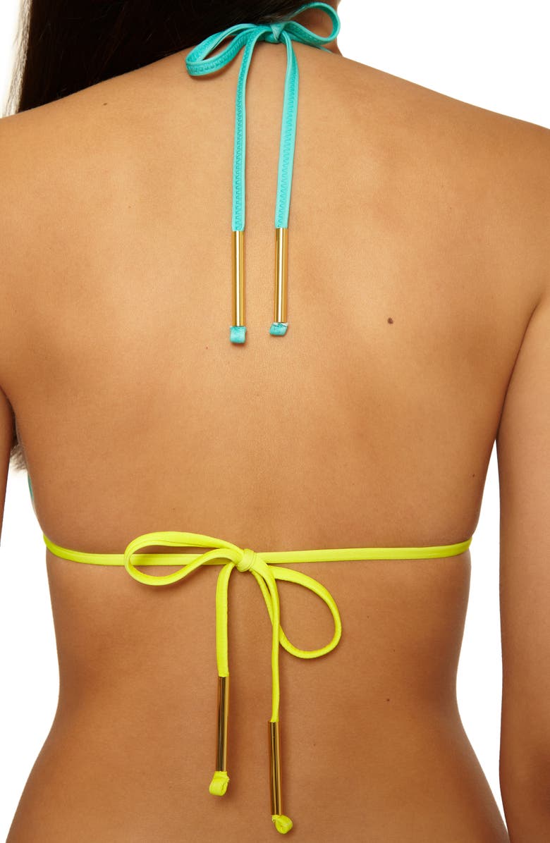 Trina Turk Maori Triangle Bikini Top, Alternate, color,