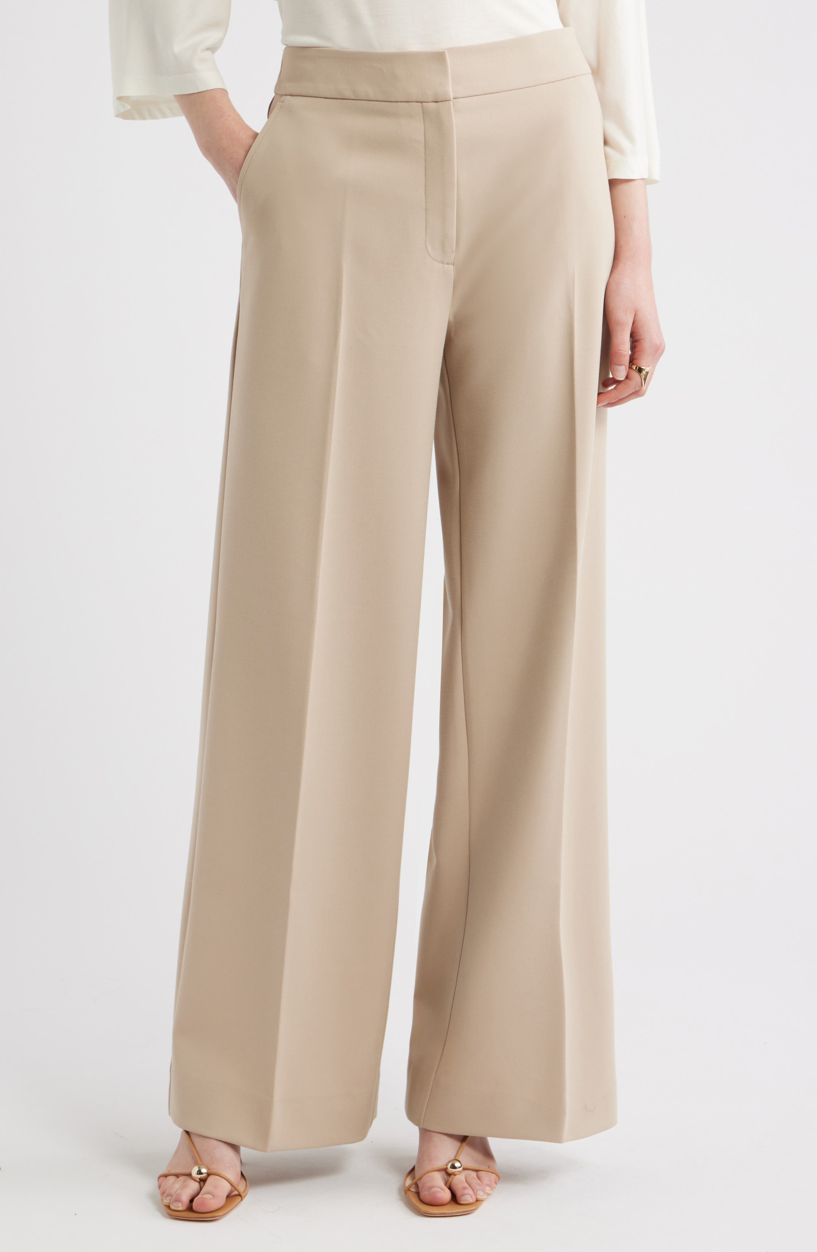 Nordstrom The Lennox Wide Leg Trousers