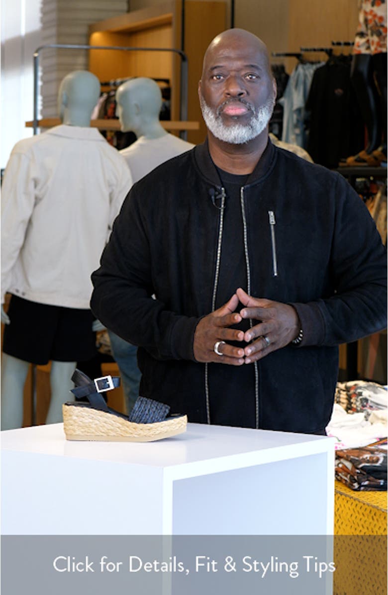 Carissa Ankle Strap Espadrille Platform Wedge Sandal, sales video thumbnail