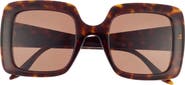 Gucci 54mm Square Sunglasses
