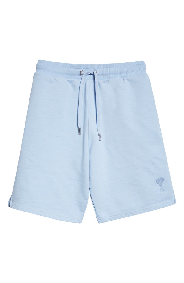 AMI PARIS Ami de Coeur Logo Embroidered Sweat Shorts, Alternate, color, 