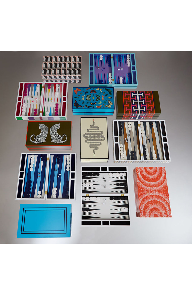 Jonathan Adler Leopard Backgammon Set, Alternate, color, Brown