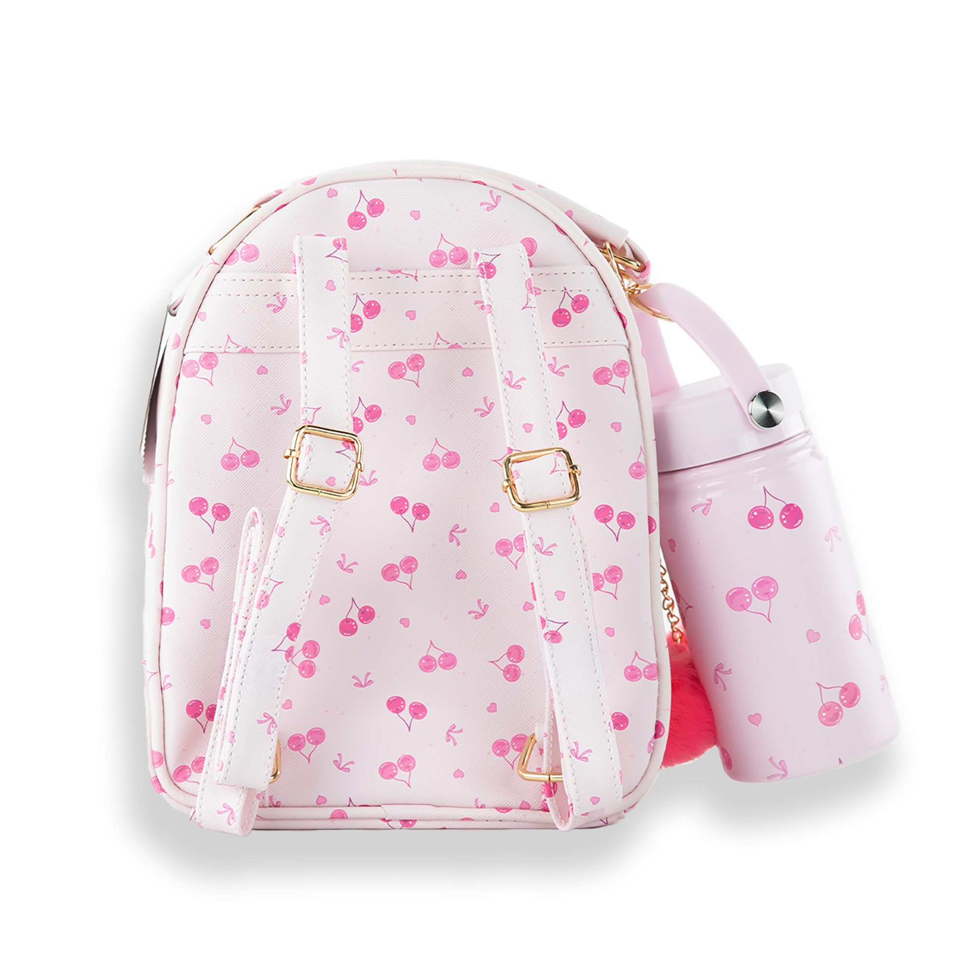 Sweet Cherry Mini Backpack Set, Alternate, color, Cherry Pop/ Light Blush