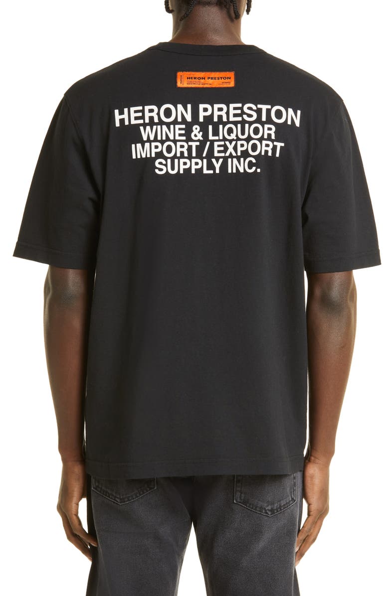 Heron Preston Men's Design Authority Logo Graphic Tee, Alternate, color, 