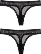 EBY 2-Pack Sheer Thongs