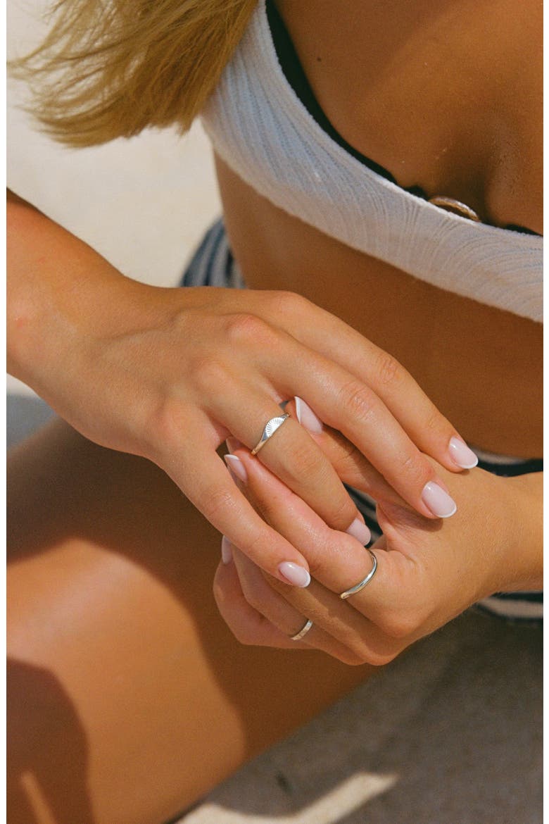 Sunrise Ring, Alternate, color, Silver