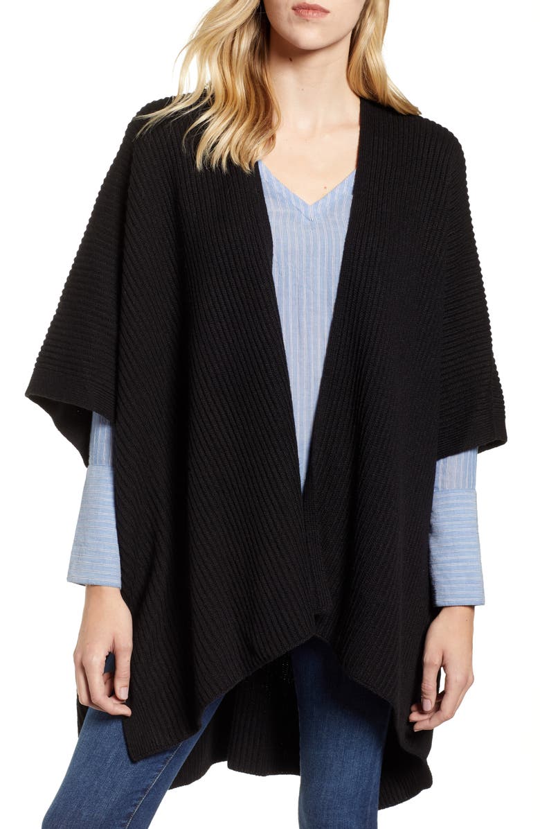 AllSaints Cardigan Ruana, Main, color, 