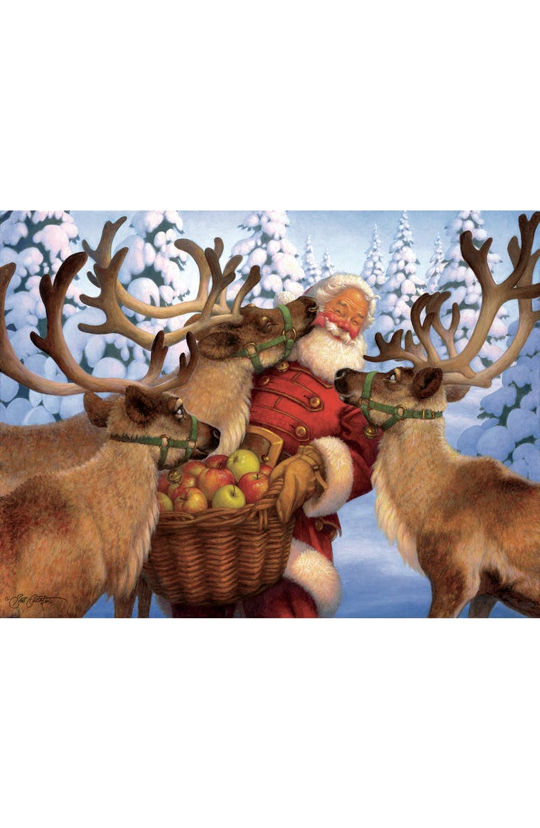 Sunsout Santa's Treat 300 piece Jigsaw Puzzle for Adults, Alternate, color, Multicolor