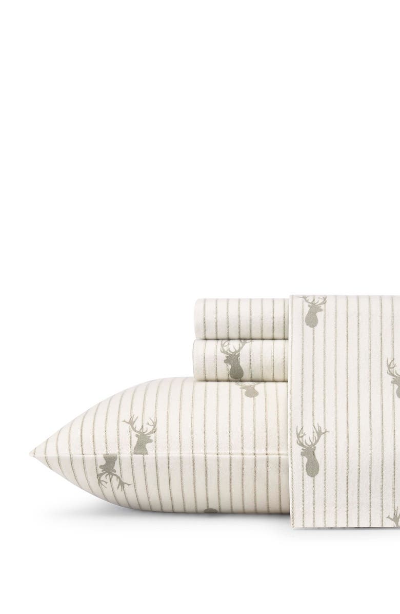 Eddie Bauer Deer Lodge 4-Piece Sheet Set - Queen, Main, color, 