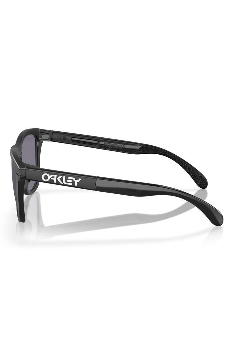 Oakley Frogskins 55mm Round Sunglasses, Alternate, color, Black Grey