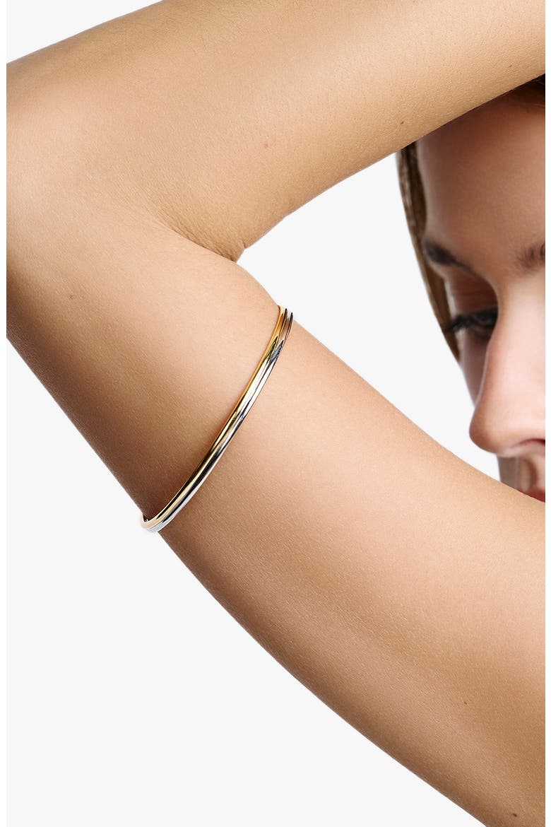 2-Tone Thread Arm Bangle, Alternate, color, TWO TONE