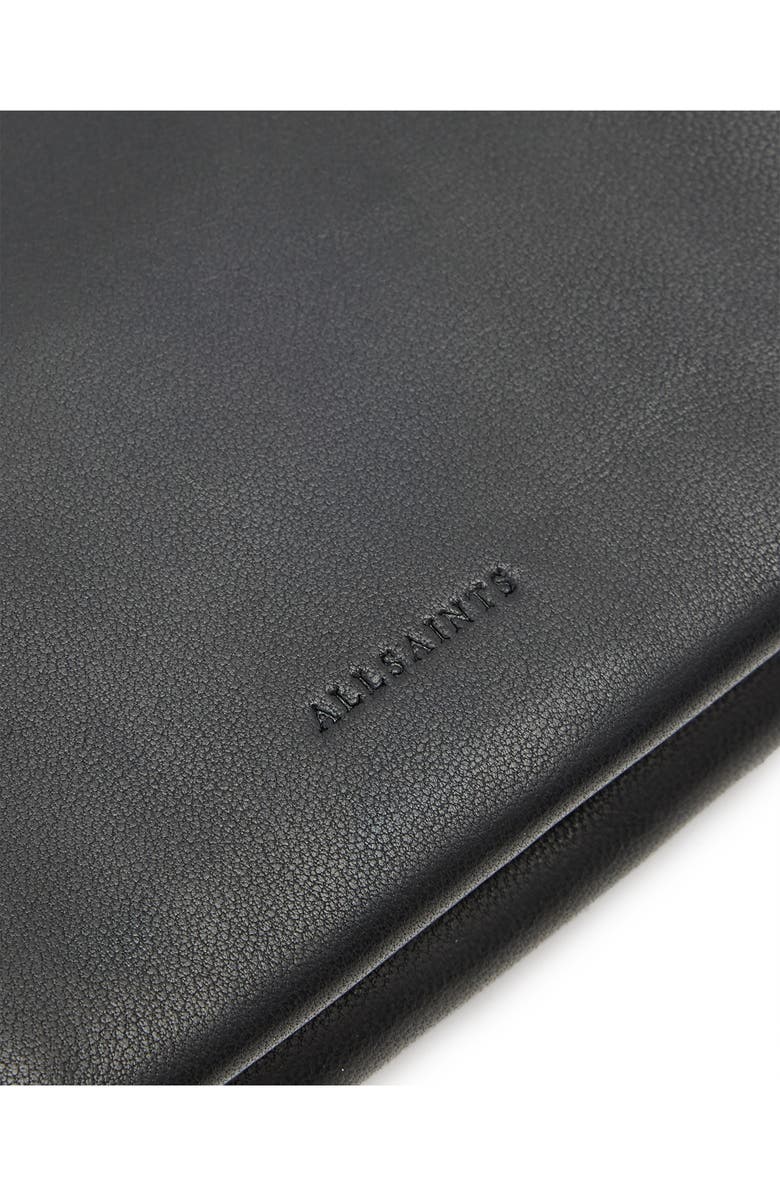 AllSaints Harluna Leather Bifold Wallet, Alternate, color, Black