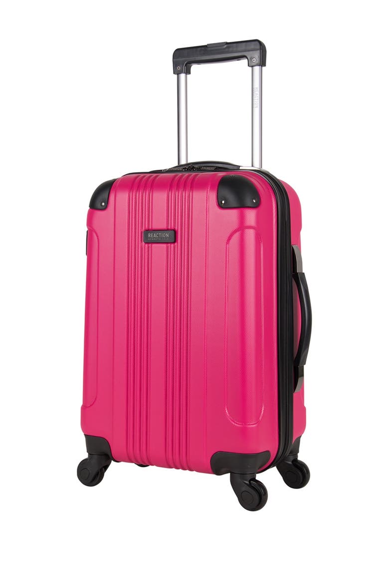 Out of Bounds 20" Lightweight Hardside 4-Wheel Spinner Carry-On Luggage, Alternate, color, MAGENTA
