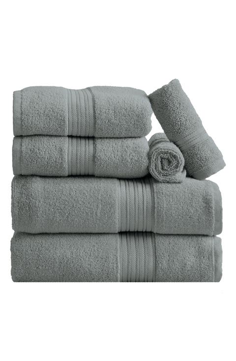 Quick-Dry Cotton 6-Piece Towel Set