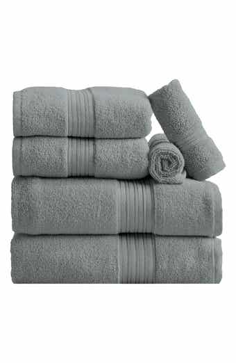 Woven & Weft Quick-Dry Cotton 6-Piece Towel Set