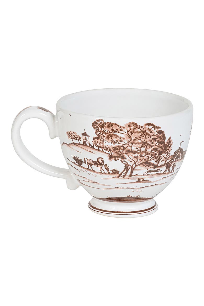 Country Estate Harvest Breakfast Cup, Alternate, color, SEPIA