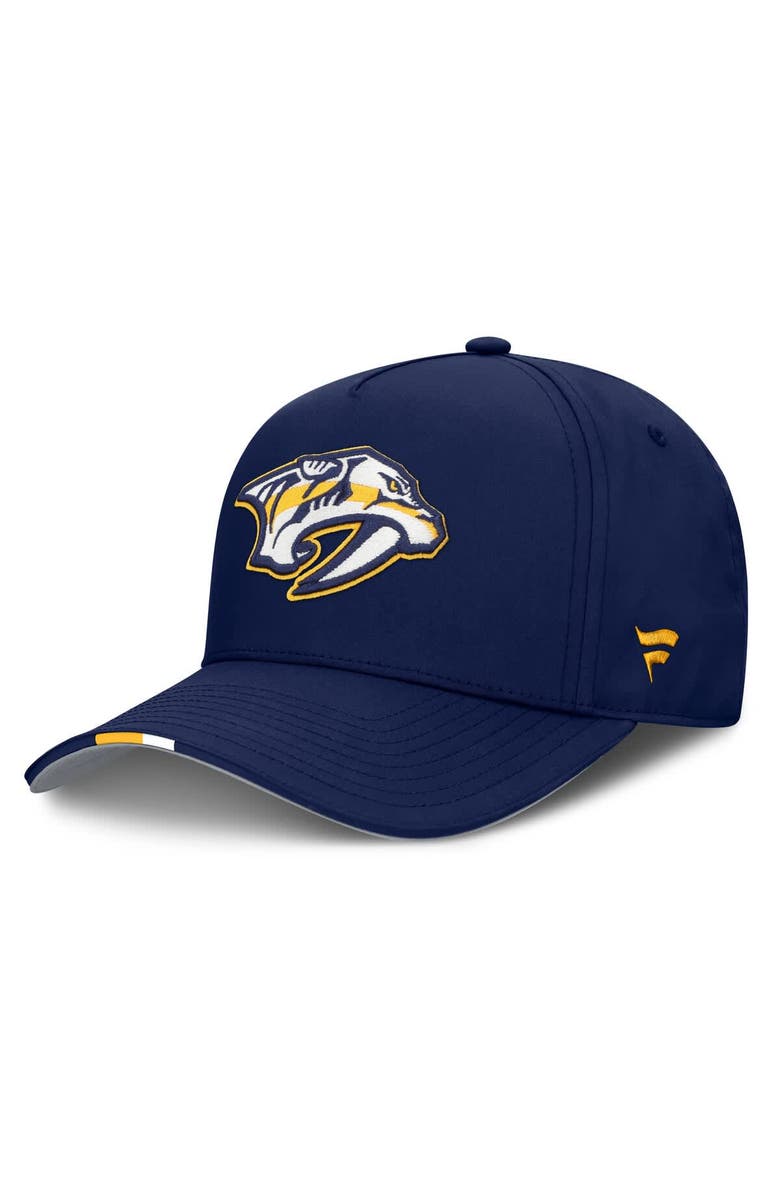 FANATICS Men's Fanatics Navy Nashville Predators 2025 NHL Draft Authentic Pro On-Stage Podium A-Frame Adjustable Hat, Alternate, color, Navy