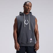 Nike Men's Nike  Anthracite Indianapolis Colts 2026 Rivalries Collection Sideline Sleeveless Fleece Hoodie