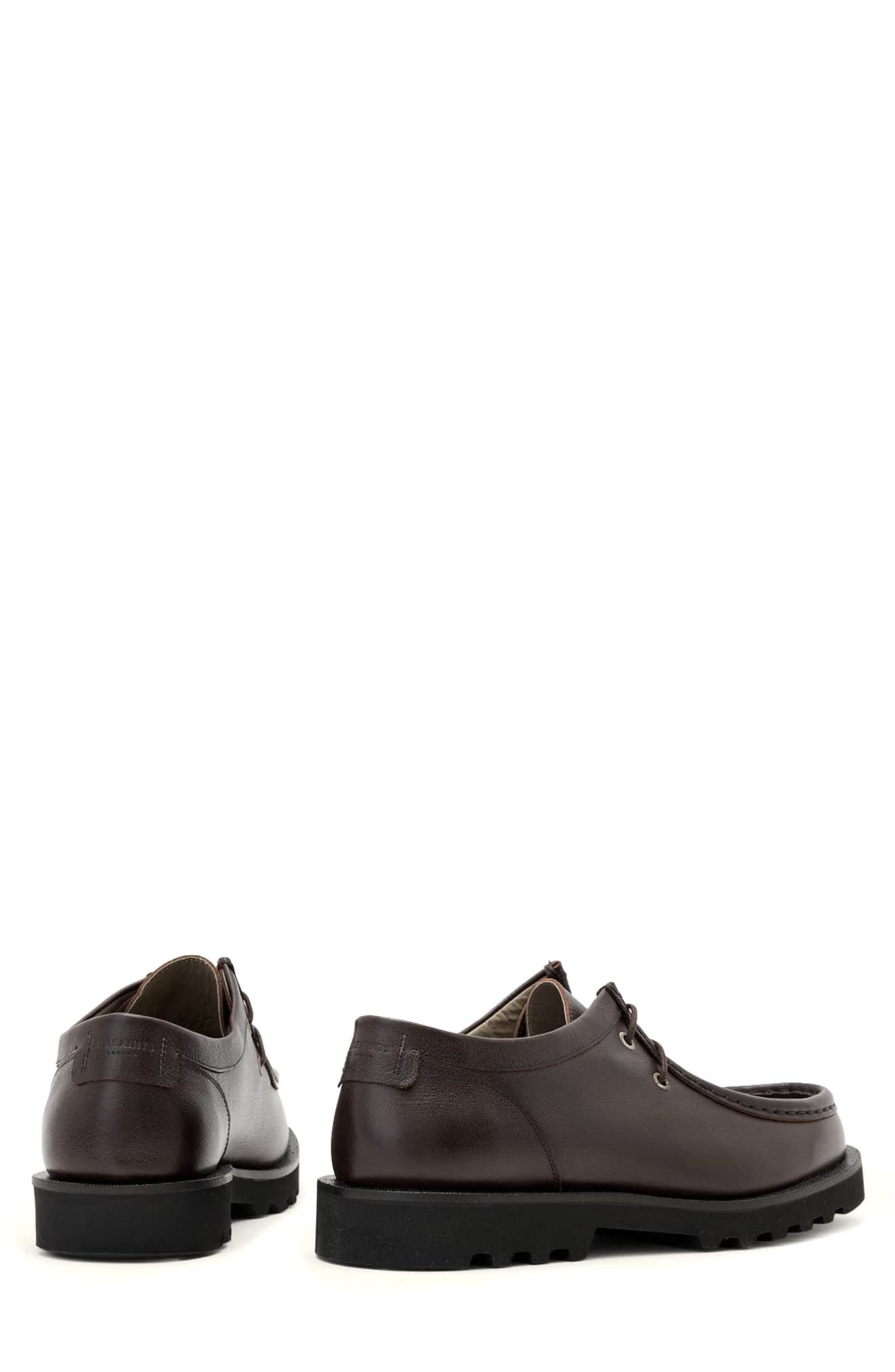 Skiff Apron Toe Shoe, Alternate, color, OXBLOOD RED