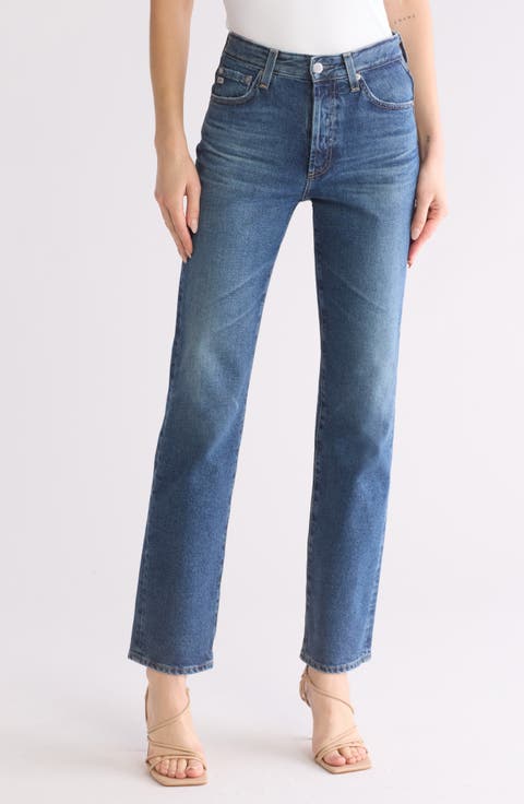 Alexxis Vintage High Waist Straight Jeans