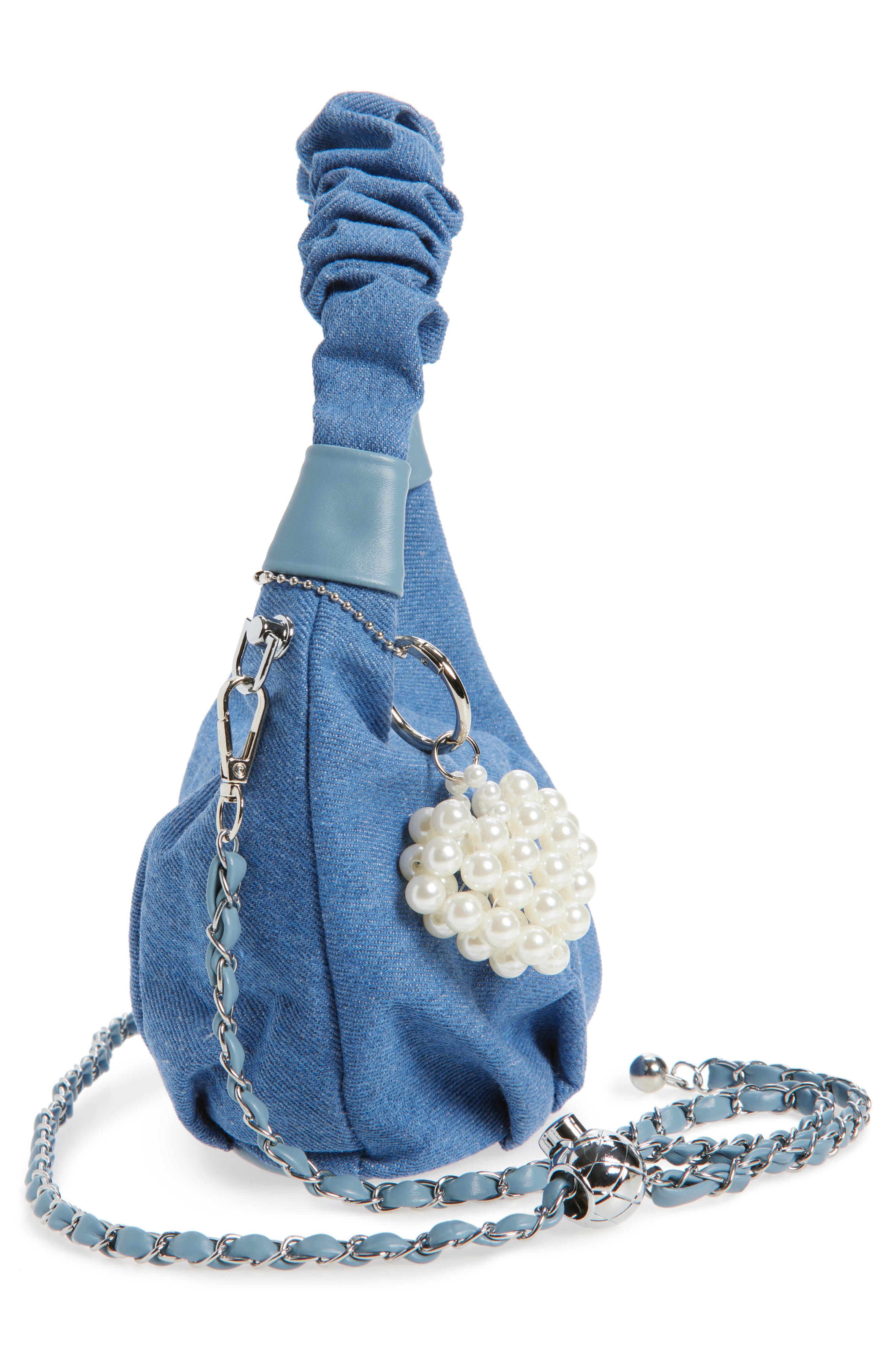 Ruby & Ry Kids' Convertible Denim Shoulder Bag, Alternate, color, Indigo