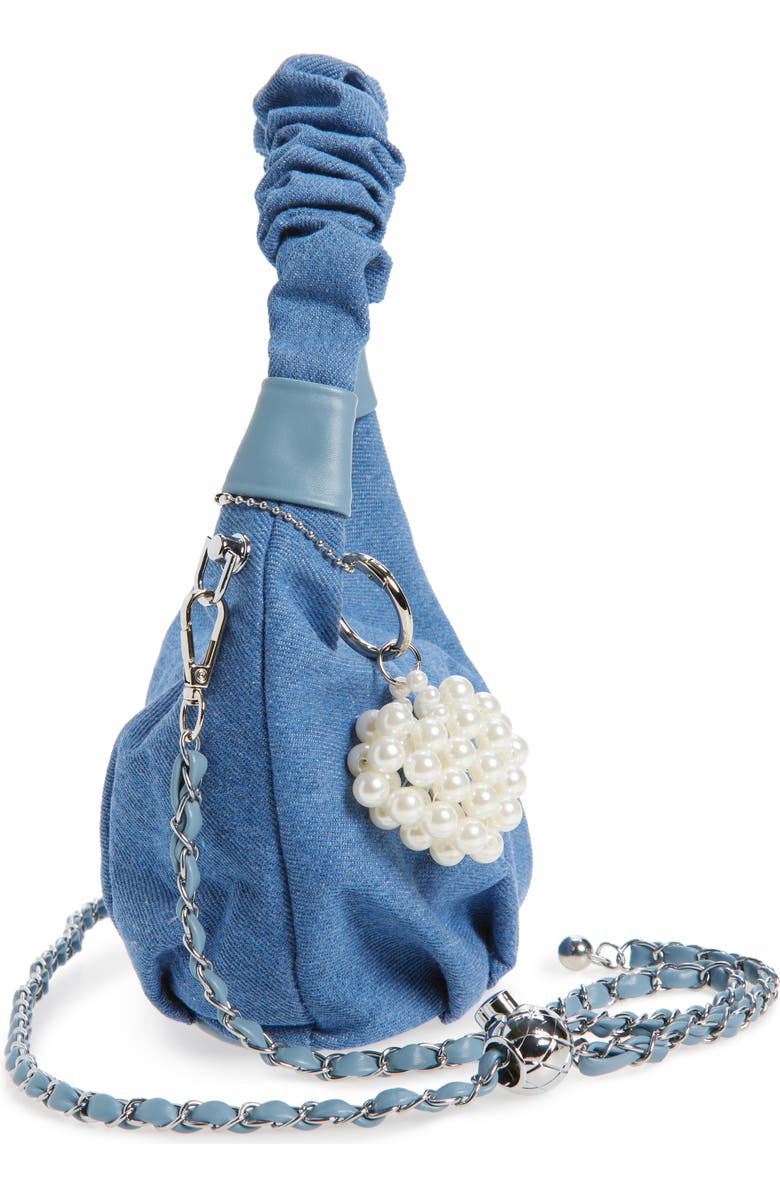 Ruby & Ry Kids' Convertible Denim Shoulder Bag, Alternate, color, Indigo