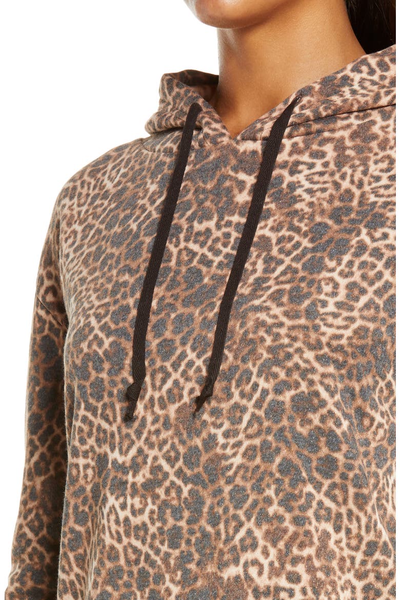 Soft Lounge Hoodie), Alternate, color, BEIGE BISQUE LEOPARD