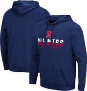 COLOSSEUM Men's Colosseum Navy Ole Miss Rebels Lantern Pullover Hoodie