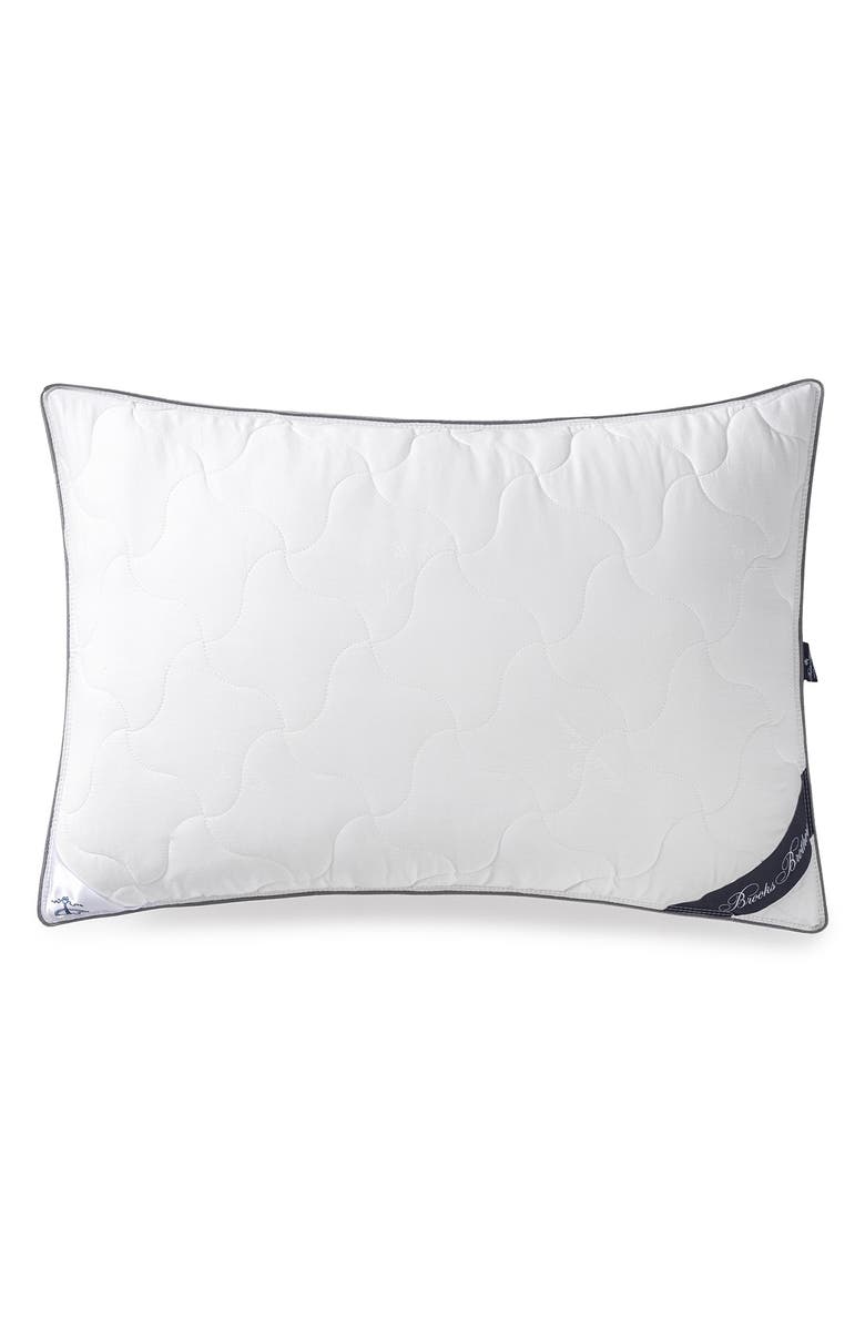 Brooks Brothers Cotton Blend Pillow, Main, color, White