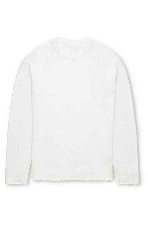 Fortela Indiana Cotton Long Sleeve T-shirt In White
