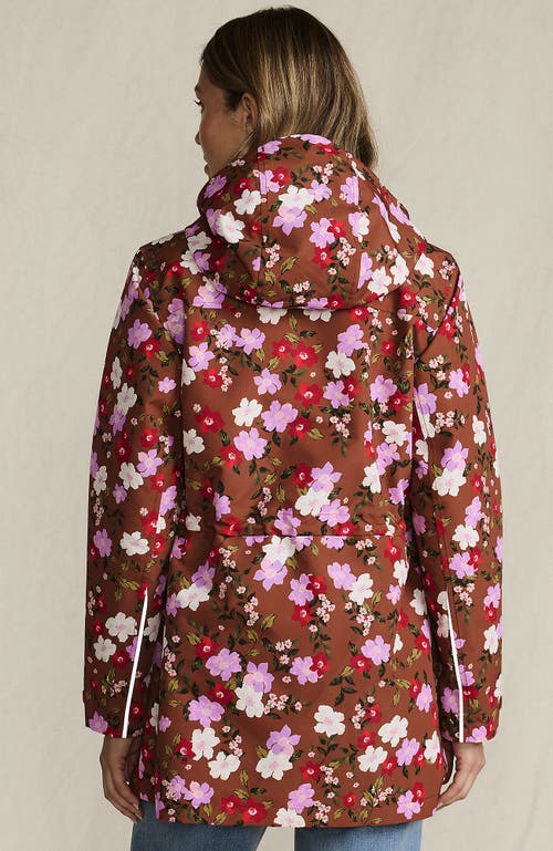 Lands' End Squall Hooded Waterproof Raincoat In Multi