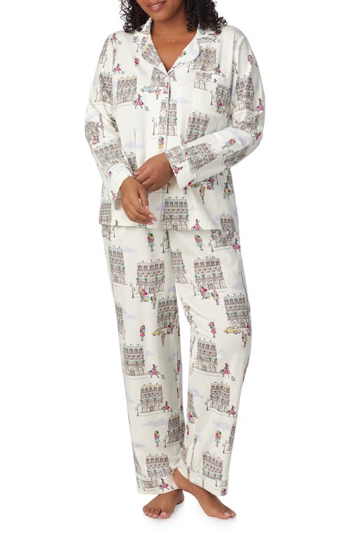 Bedhead Pajamas Print Stretch Organic Cotton Jersey Long Pajamas