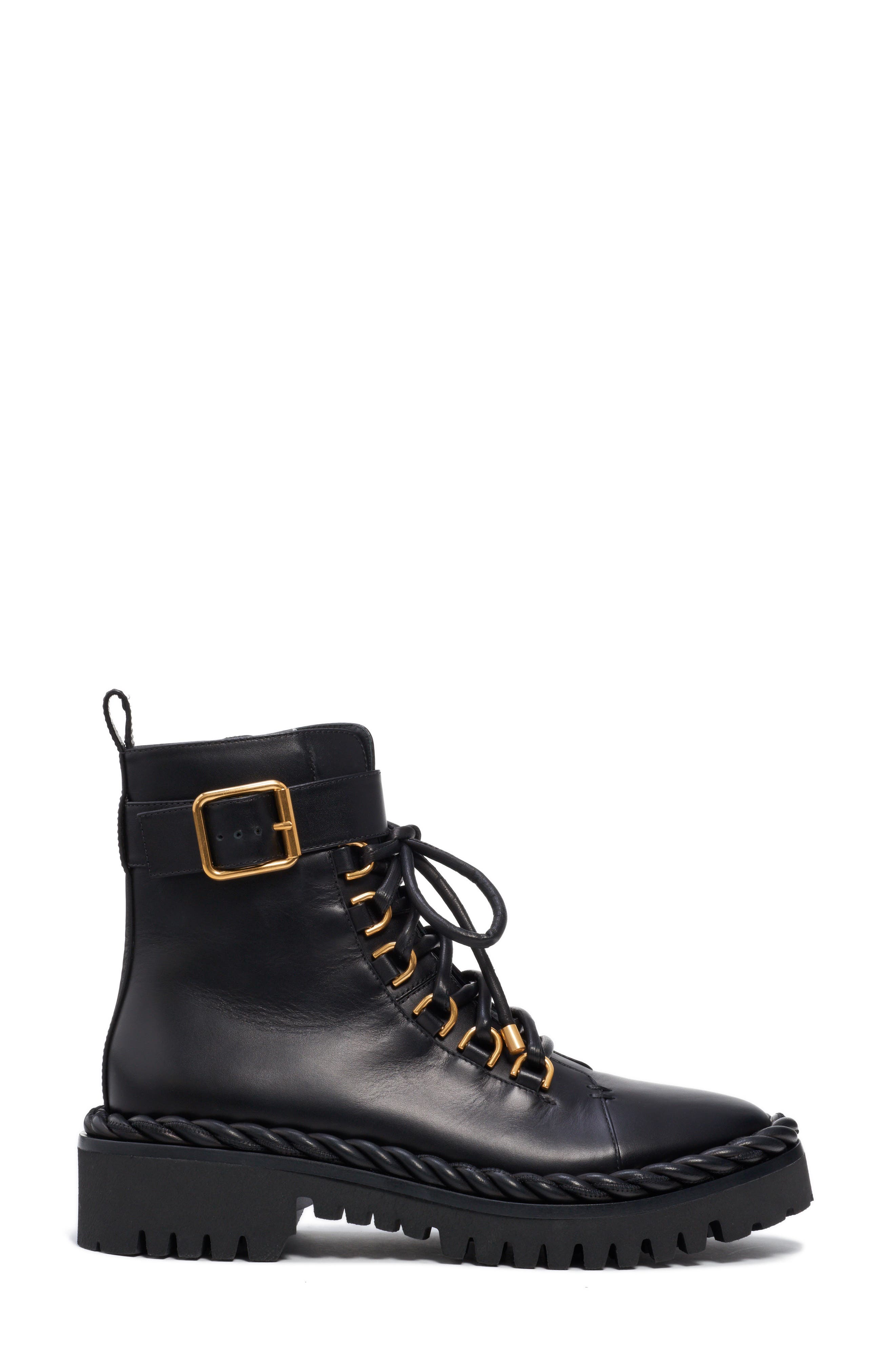 Valentino Garavani The Rope Lace-Up Combat Boot, Alternate, color, 