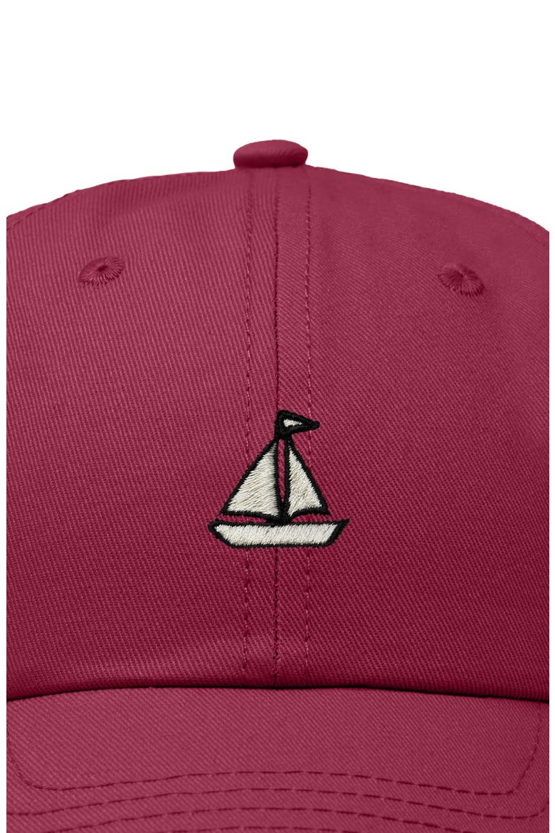 Sail Dad Cap, Alternate, color, Maroon