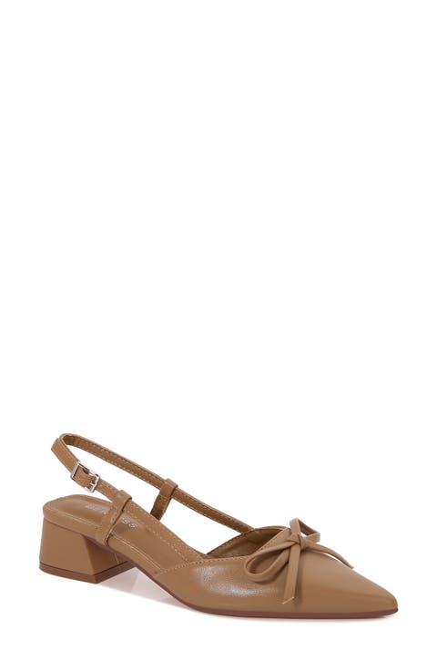 Maxine Pointed Toe Slingback Pump