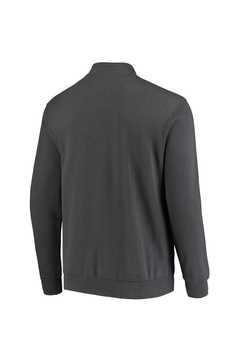 Men's Colosseum Charcoal Nebraska Huskers Tortugas Logo Quarter-Zip Jacket, Alternate, color, Charcoal