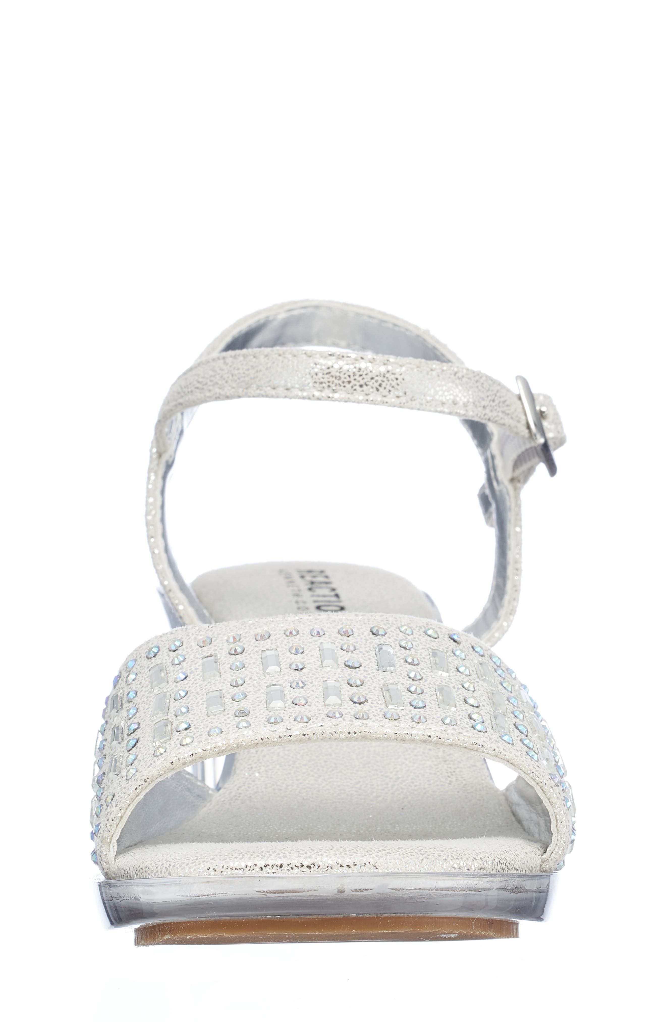 Kenneth Cole Kids' Cinderella Shine Sandal, Alternate, color, Silver