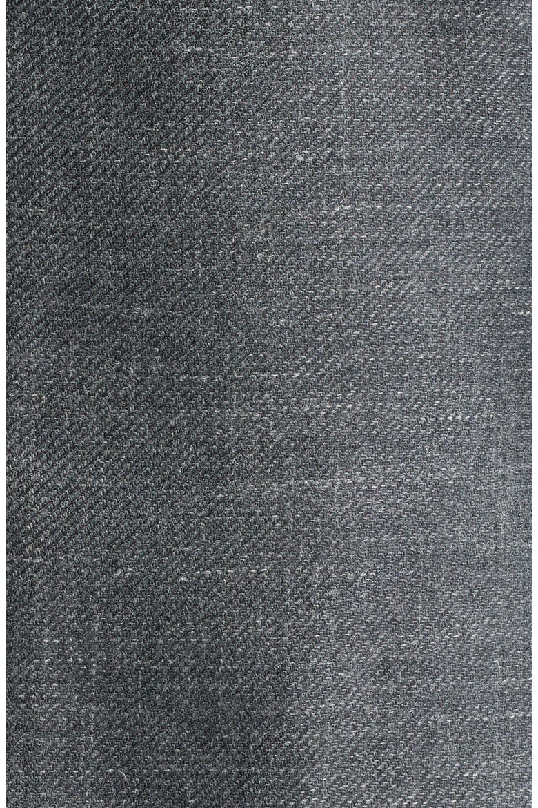 Grey Slub Wool & Silk Blend Sport Coat, Alternate, color, GREY