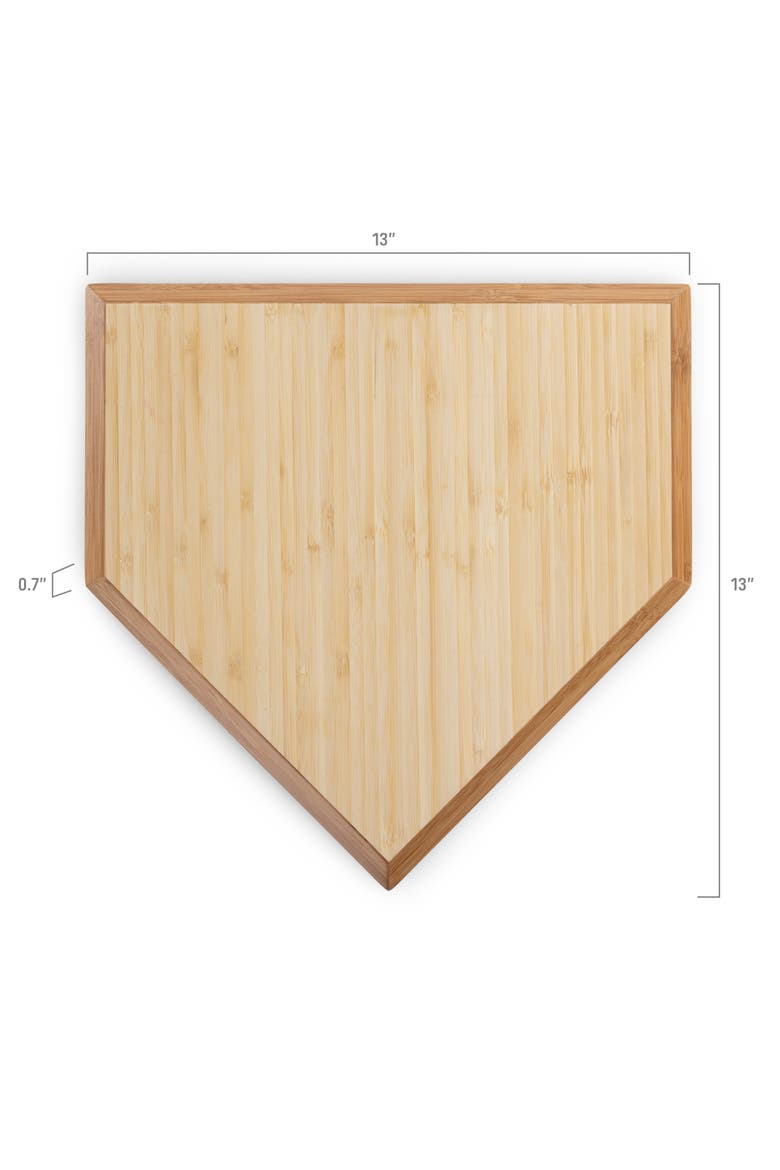 Home Plate Serving Board, Alternate, color, Bamboo