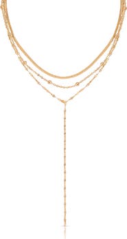 Ettika Trio Dainty Layered Necklace