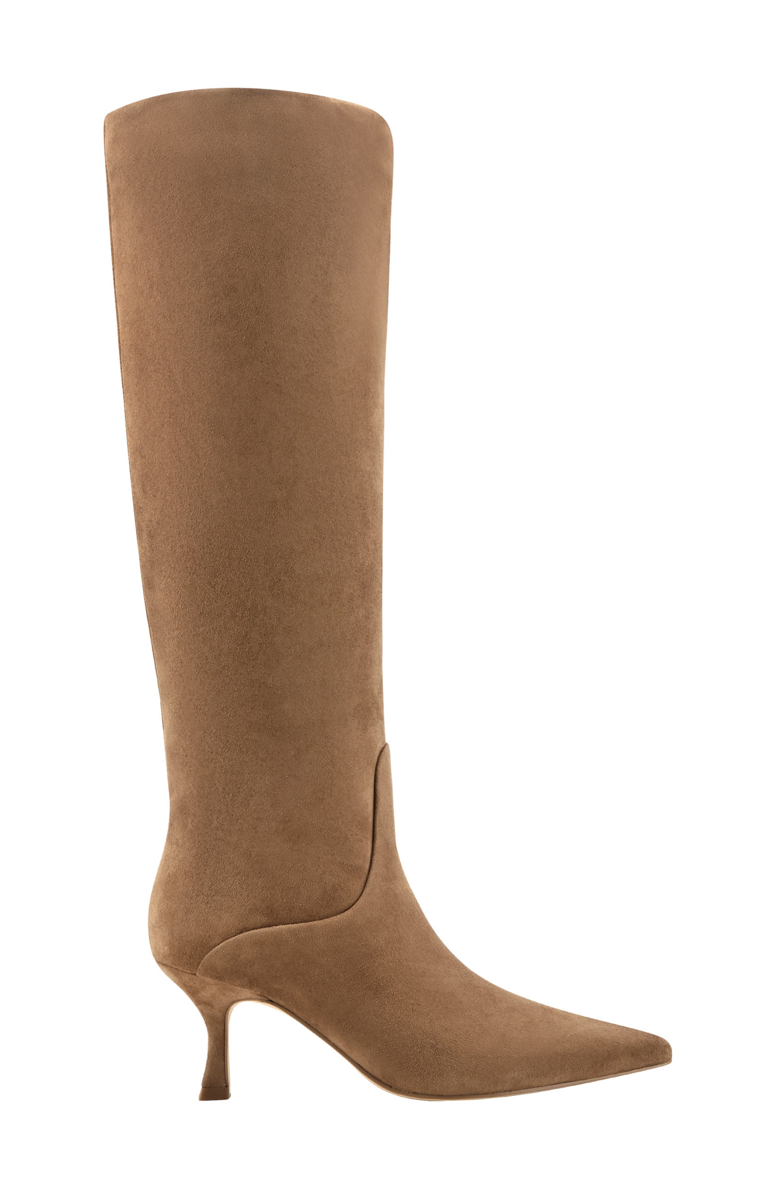 Visola Pointed Toe Knee High Boot, Alternate, color, MEDIUM BROWN