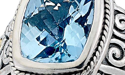 Samuel B. 18k Gold & Sterling Silver Emerald Citrine Ring In Metallic