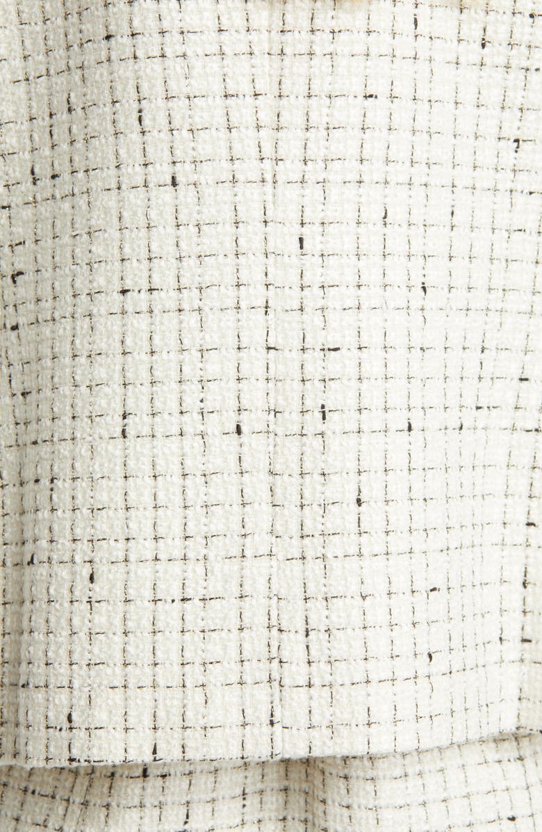 Anne Klein Fringe Tweed Jacket, Alternate, color,