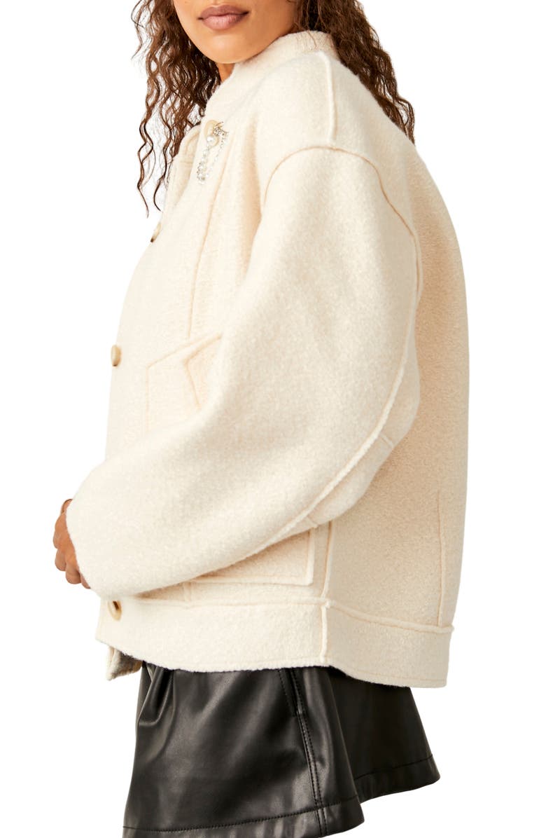 Free People Willow Bomber Jacket, Alternate, color, 