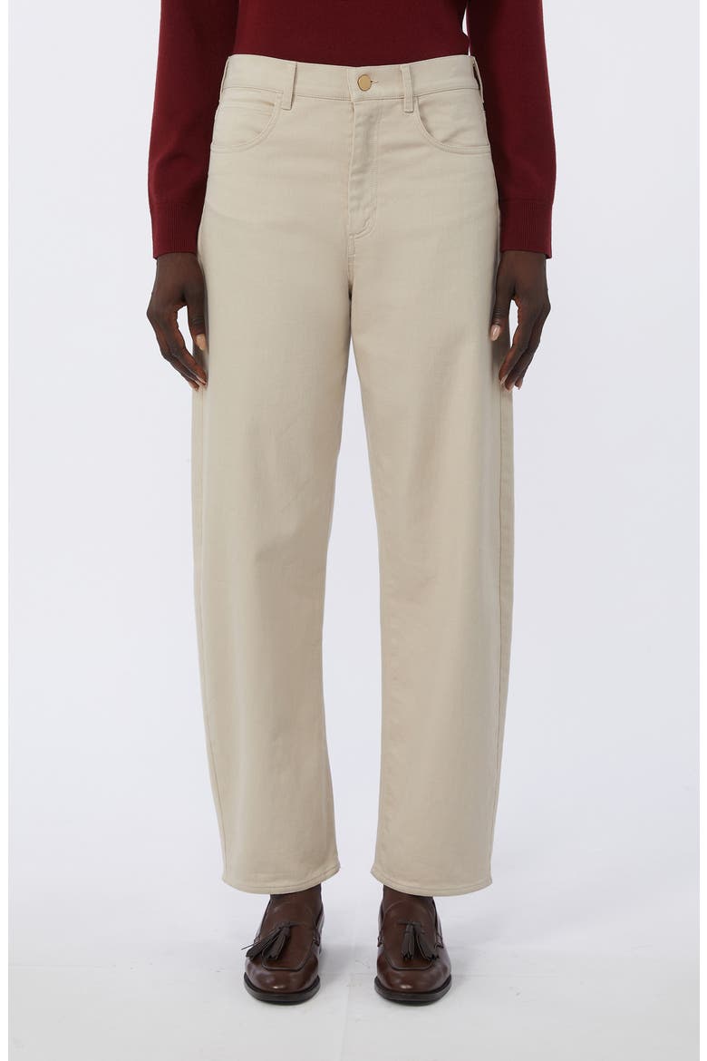 Emily Wool Twill Five-Pocket Pants, Main, color, NATURAL